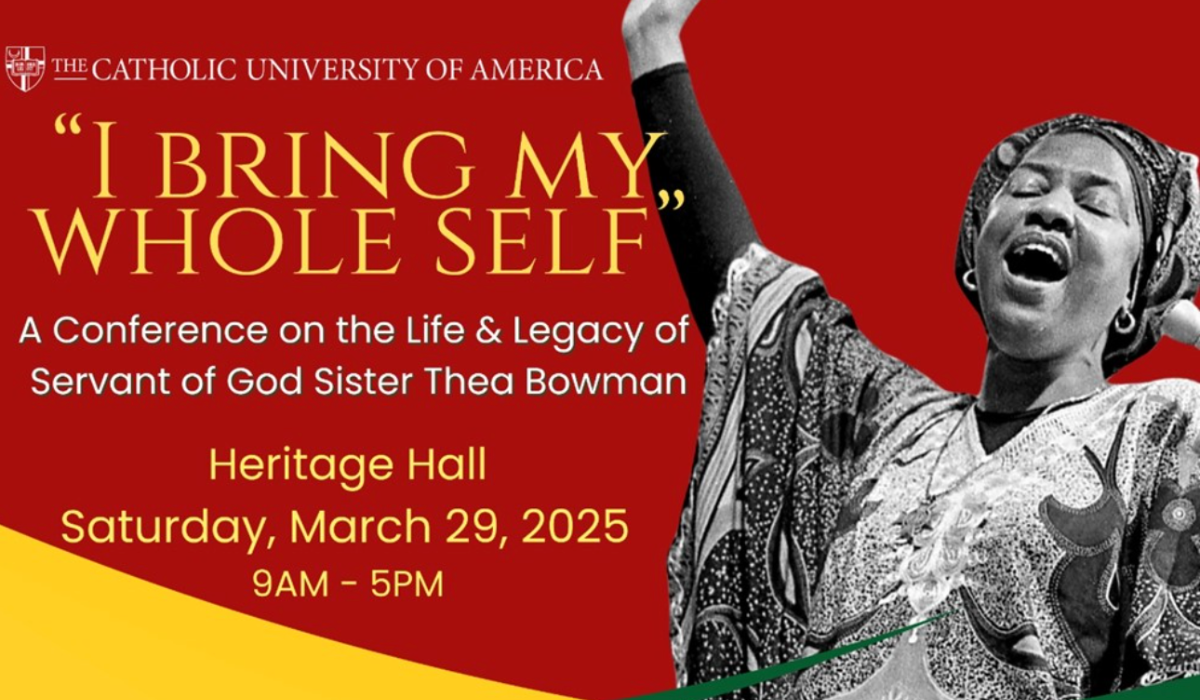 Logo for the Sr. Thea Bowman Conference at Catholic University