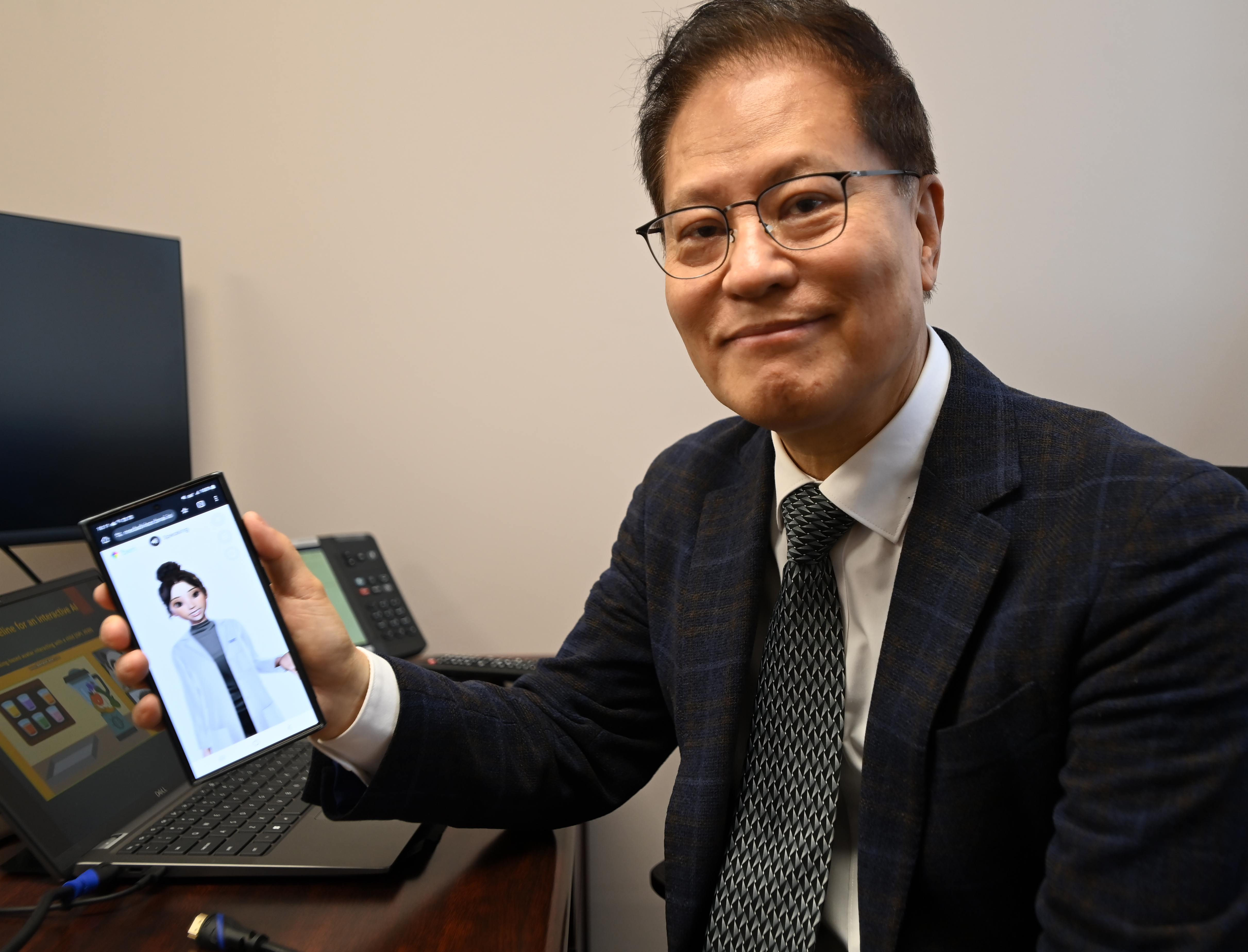 Dr. Ko with avatar AI image