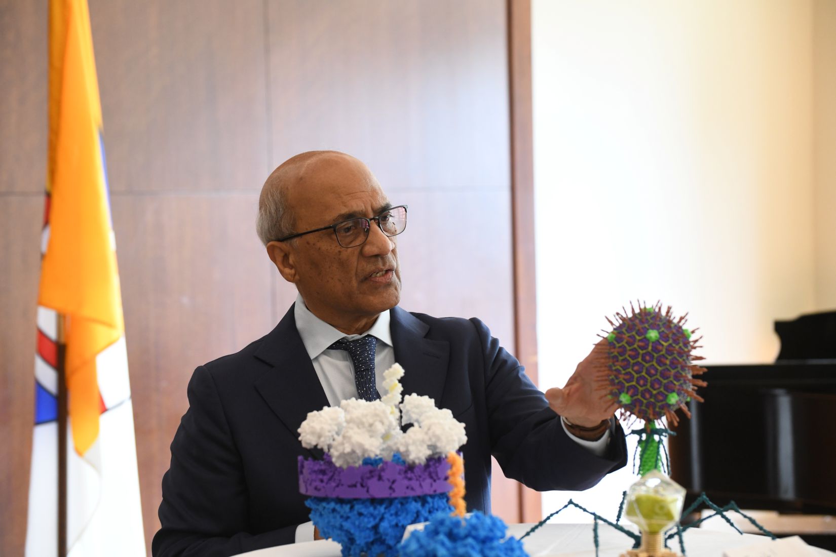 Dr. Rao explains virus model