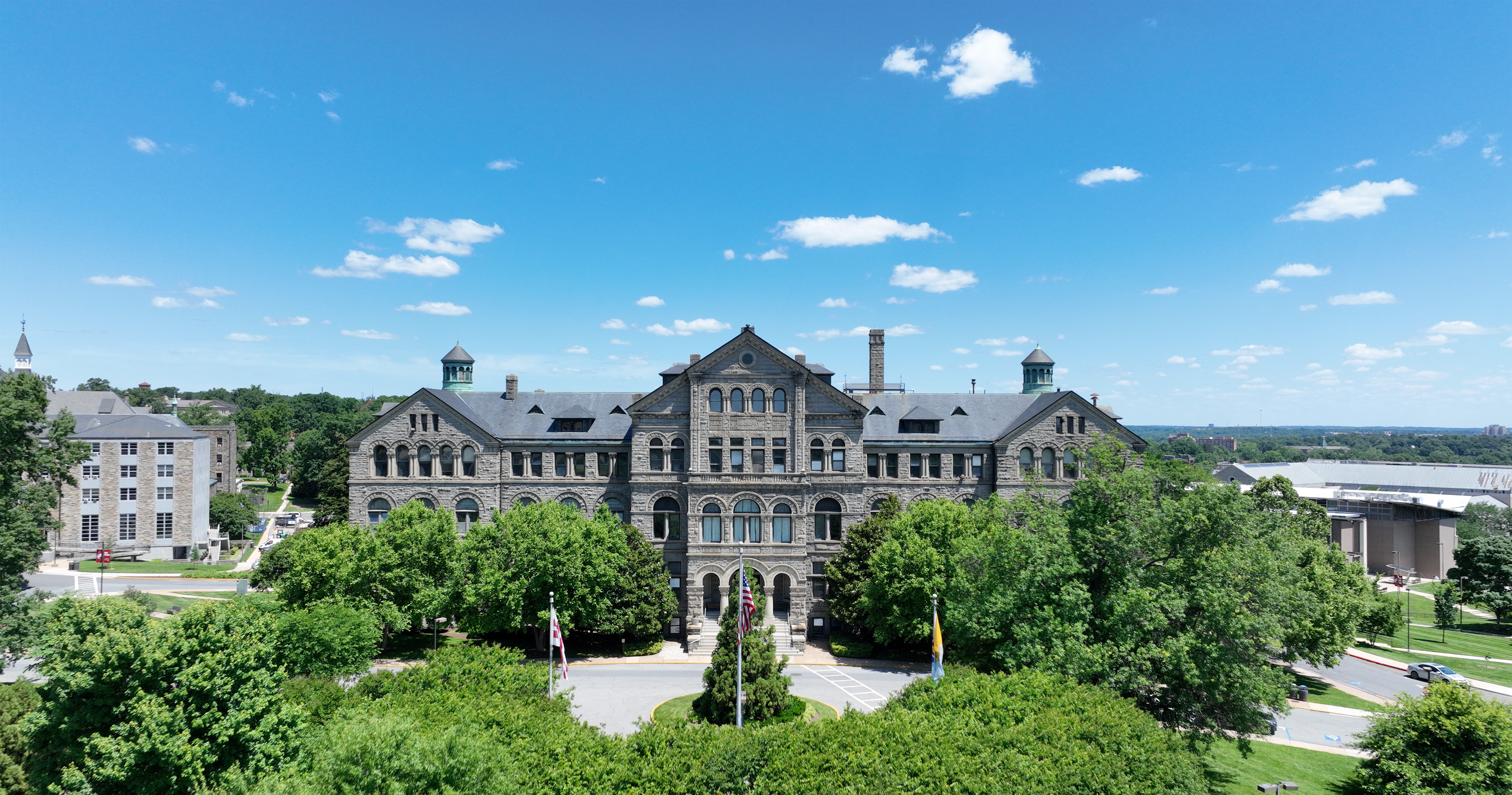 aerial view of mcmahon