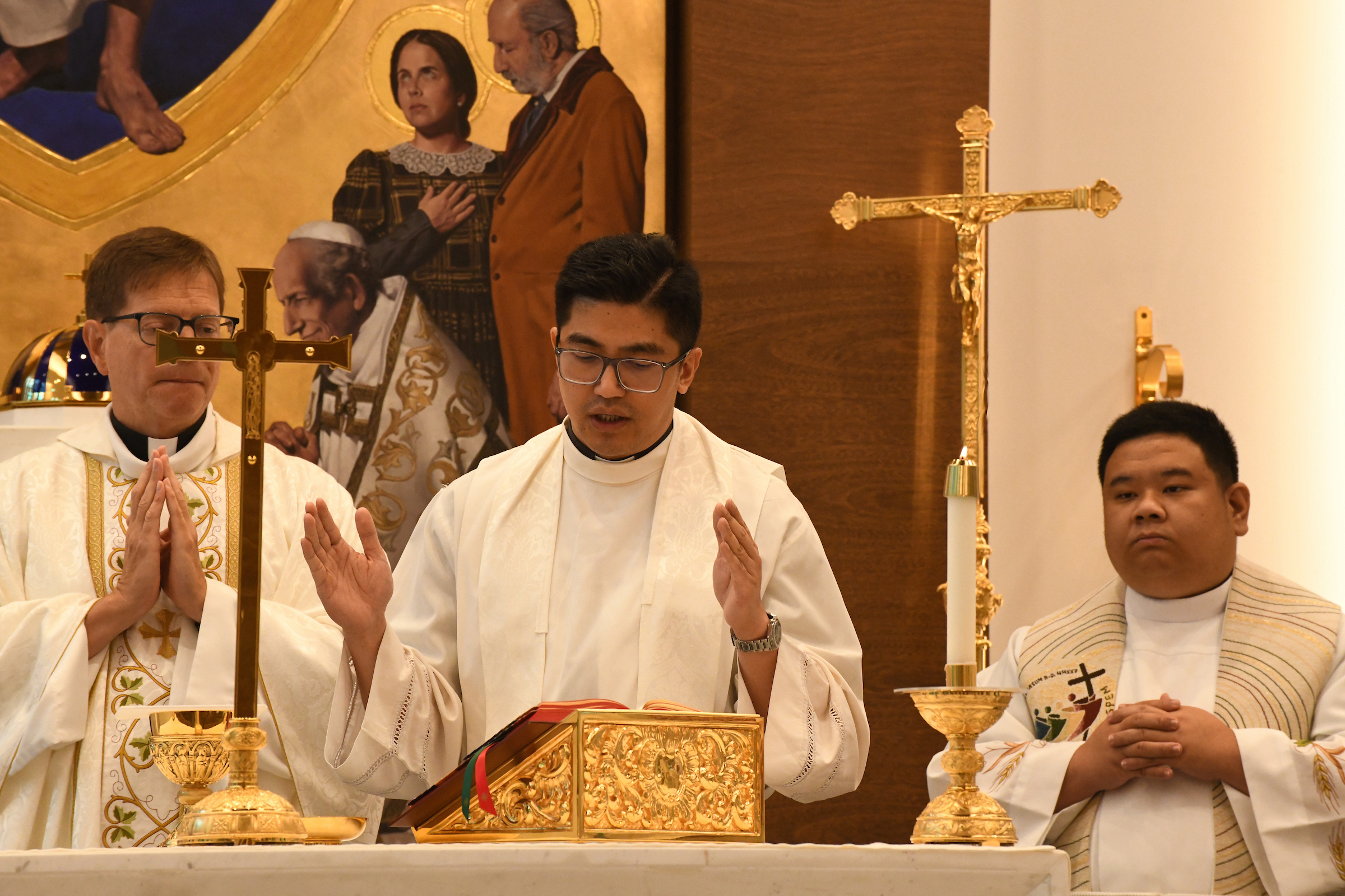 Mass at the Church Management executive workshop