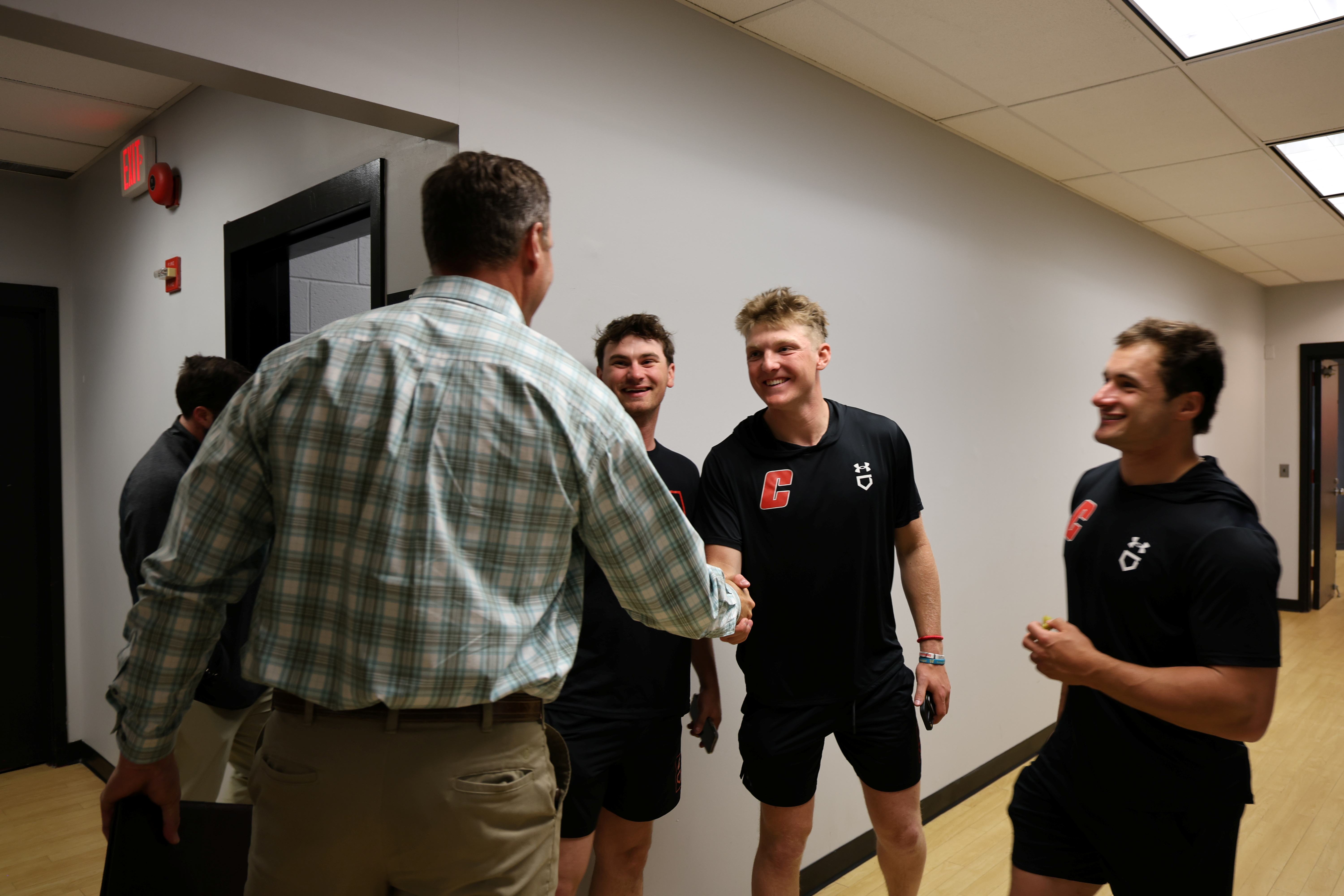 Philip Rivers meets Cardinal football team