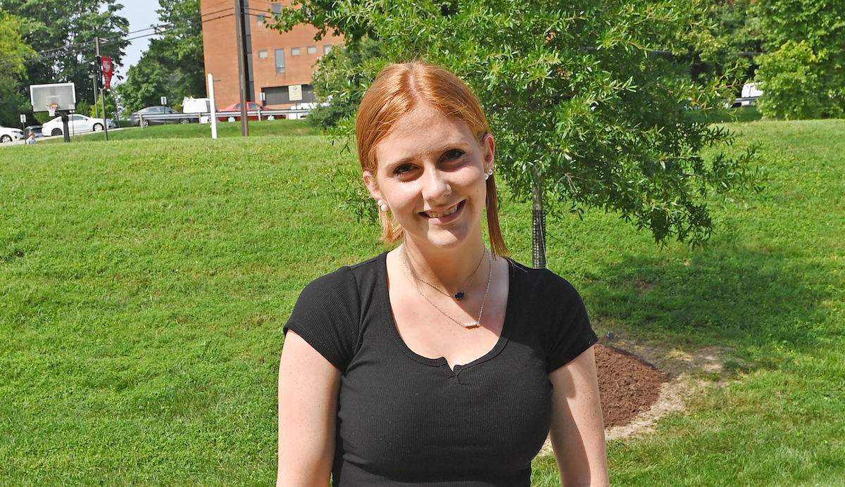Bridget Freind as a freshman