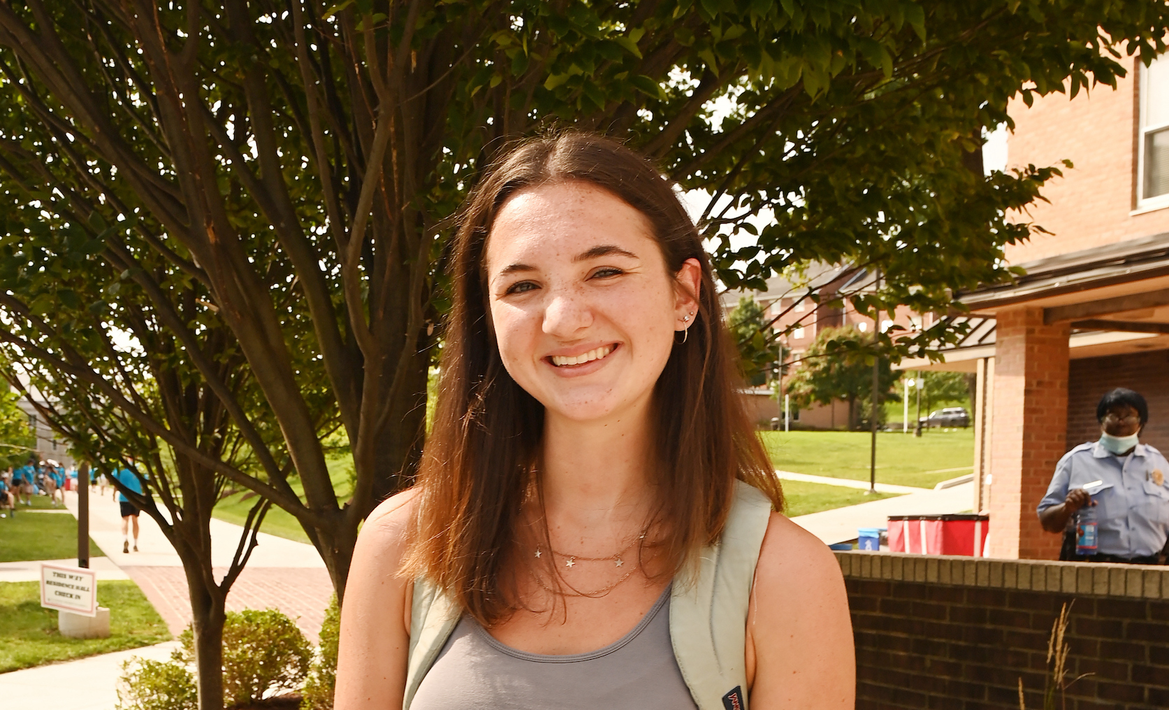 Elena Cerrone as a freshman