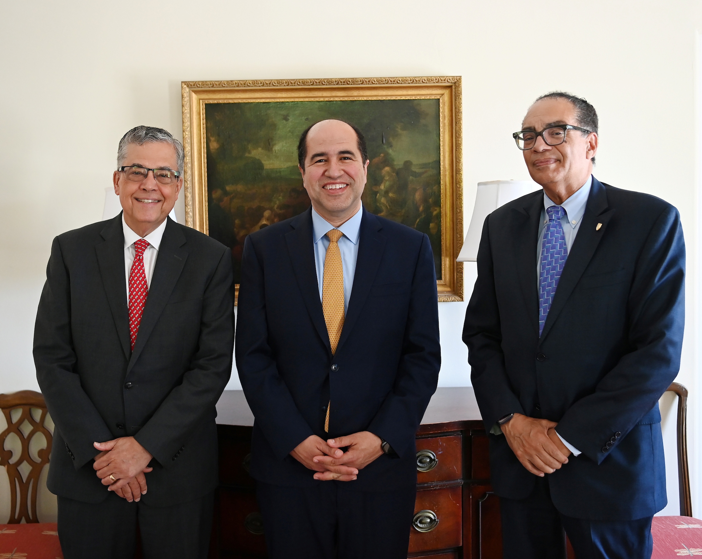 Portrait of Peter Kilpatrick, Elsayed Talaat, and Victor McCrary