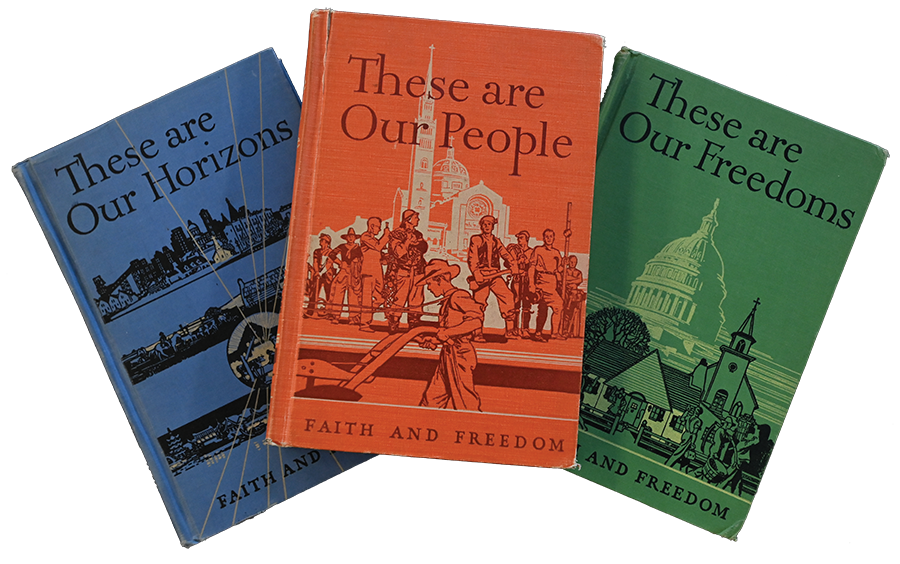 Commission on American Citizenship textbooks from the 1940s