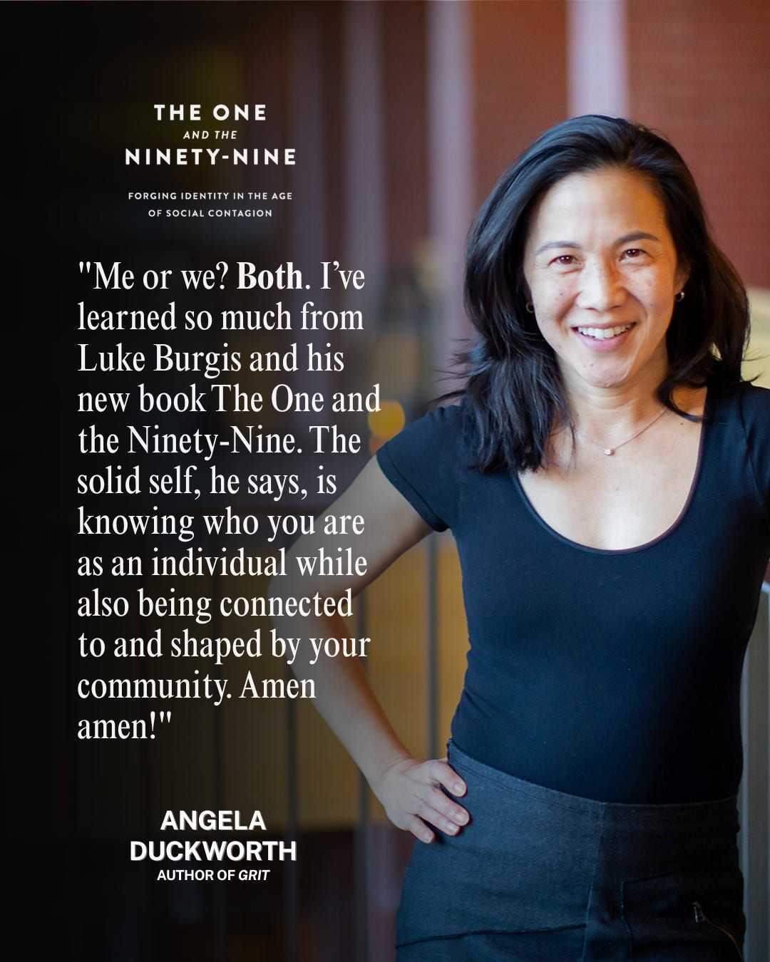 Angela Duckworth - book endorsement