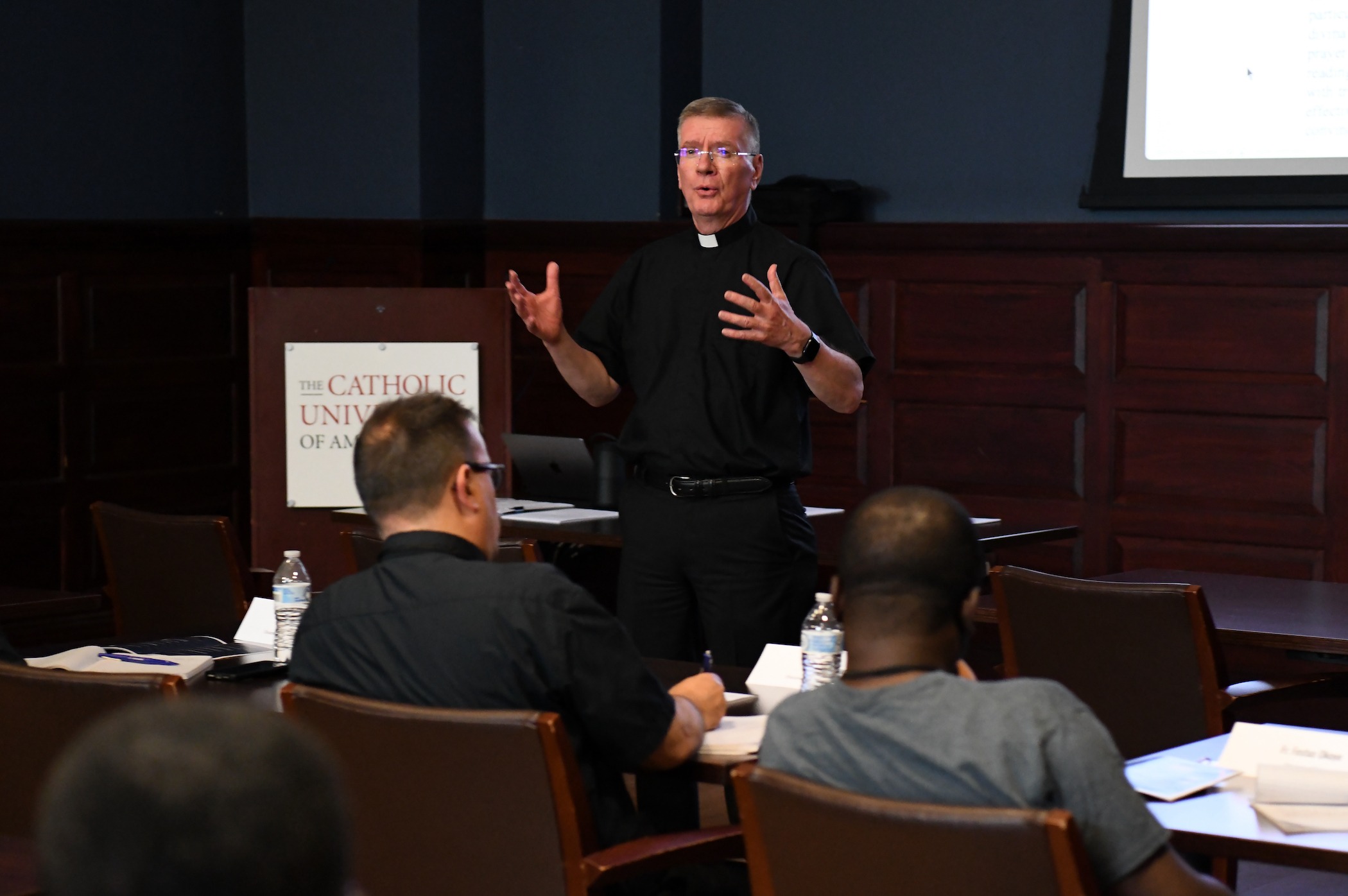Priests gather for Sheen Initiative preaching workshop