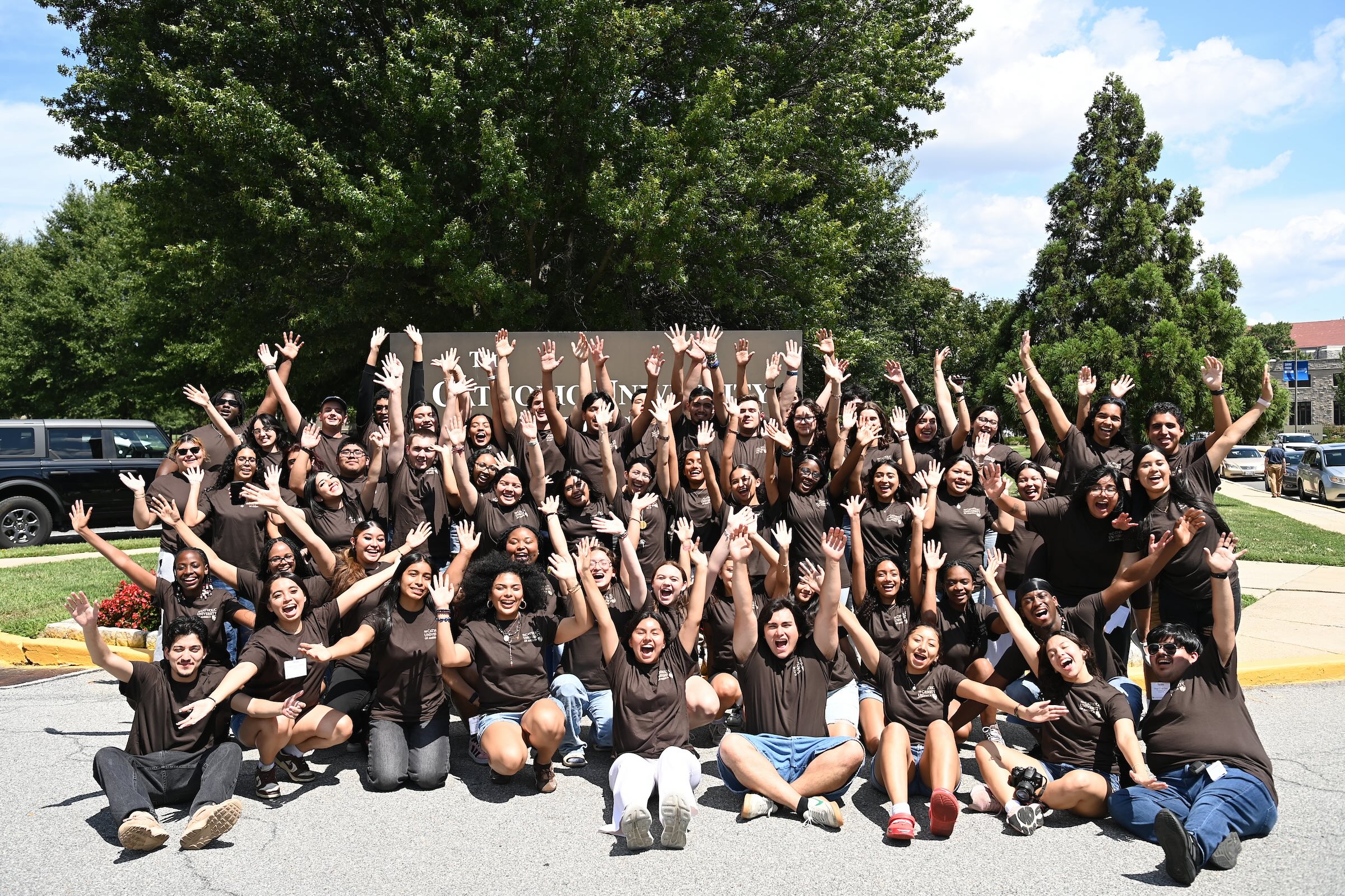group photo of Take Flight students