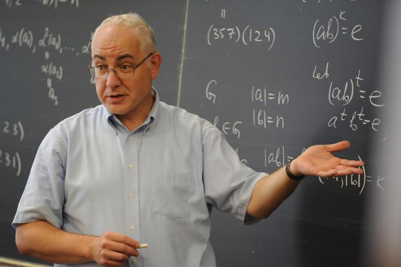 Professor teaching