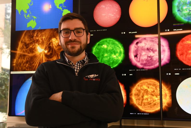 student at the NASA Goddard office