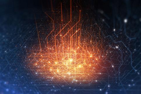 AI-powered technology being used for connections.