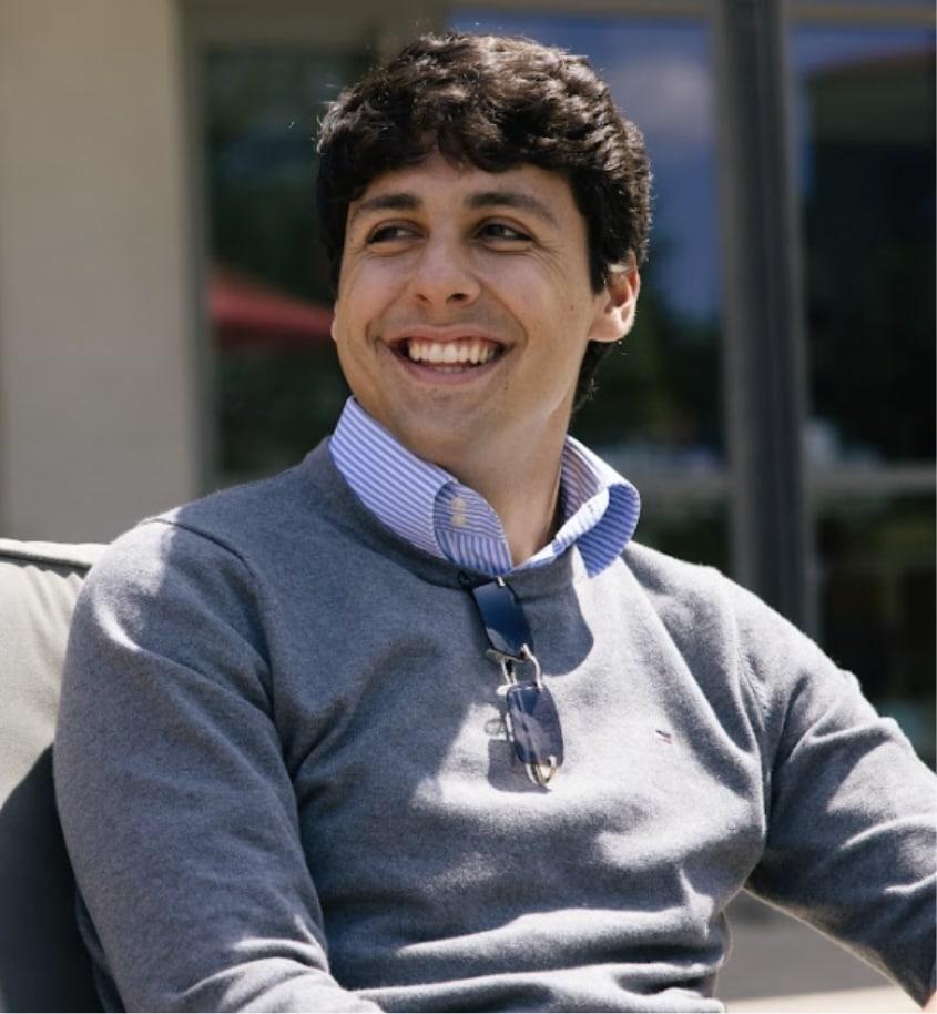 Man smiling