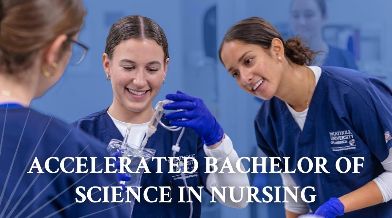 The thumbnail for the Accelerated Bachelor of Science in Nursing program video.