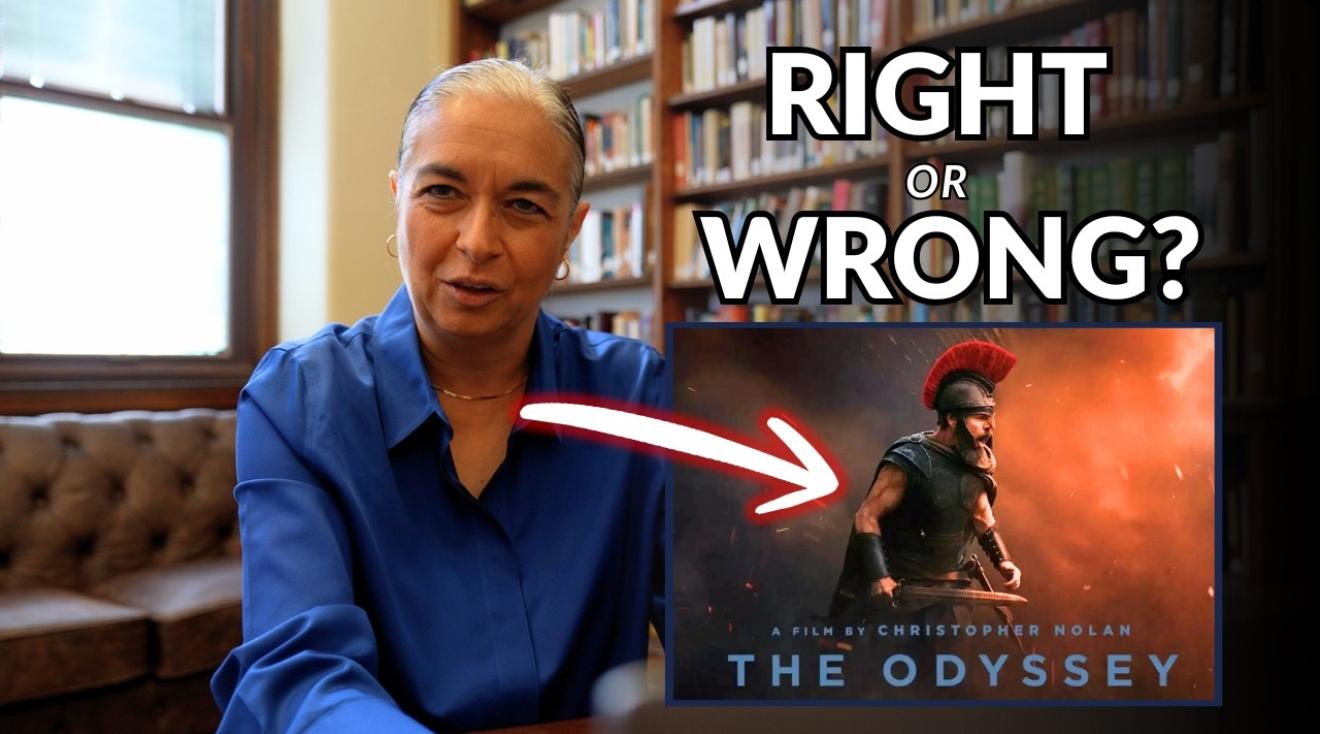 Professor Sarah Brown Ferrario breaks down trailer for The Odyssey