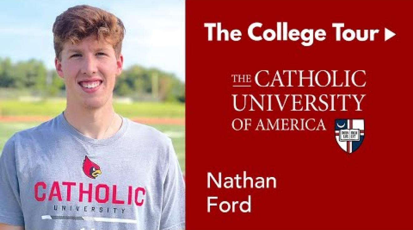 Thumbnail of video Athletics at Catholic University | The College Tour: Biomedical Engineering, Pre-Med, Honors Student