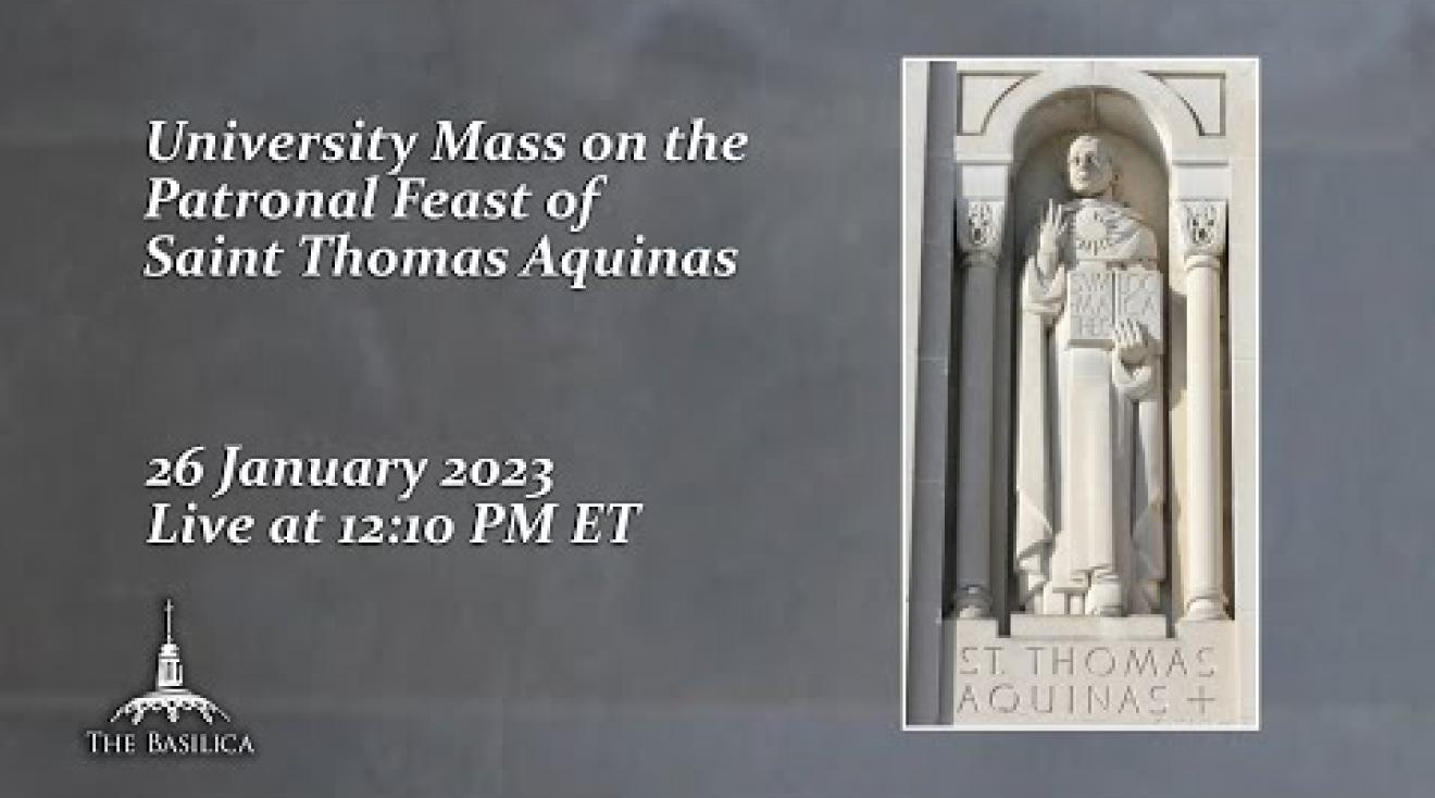 Thumbnail of video 2023 Mass in Honor of Saint Thomas Aquinas
